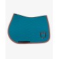 Tapis de selle CSO Equestro Wave Quilting bleu corail/marron Tapis de selle CSO Equestro Wave Quilting bleu corail/marron