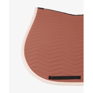Tapis de selle cso Equestro Wave Quilting Séquoia/Blanc