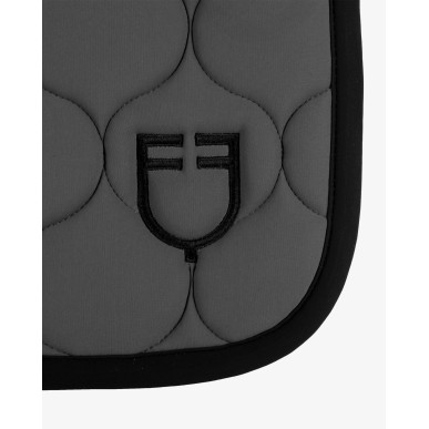 Tapis de selle CSO Equestro avec matelassage oignon Asphalt