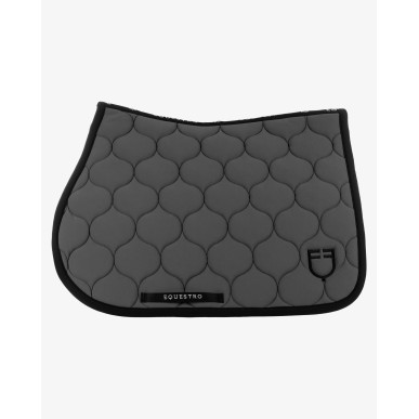 Tapis de selle CSO Equestro avec matelassage oignon Asphalt