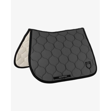 Tapis de selle CSO Equestro avec matelassage oignon Asphalt