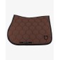 Tapis de selle CSO Equestro avec matelassage en forme d'oignon Marron Tapis de selle CSO Equestro avec matelassage en forme d'oignon Marron