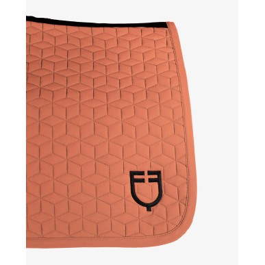 Tapis de selle saut Equestro matelassé en cube Séquoia