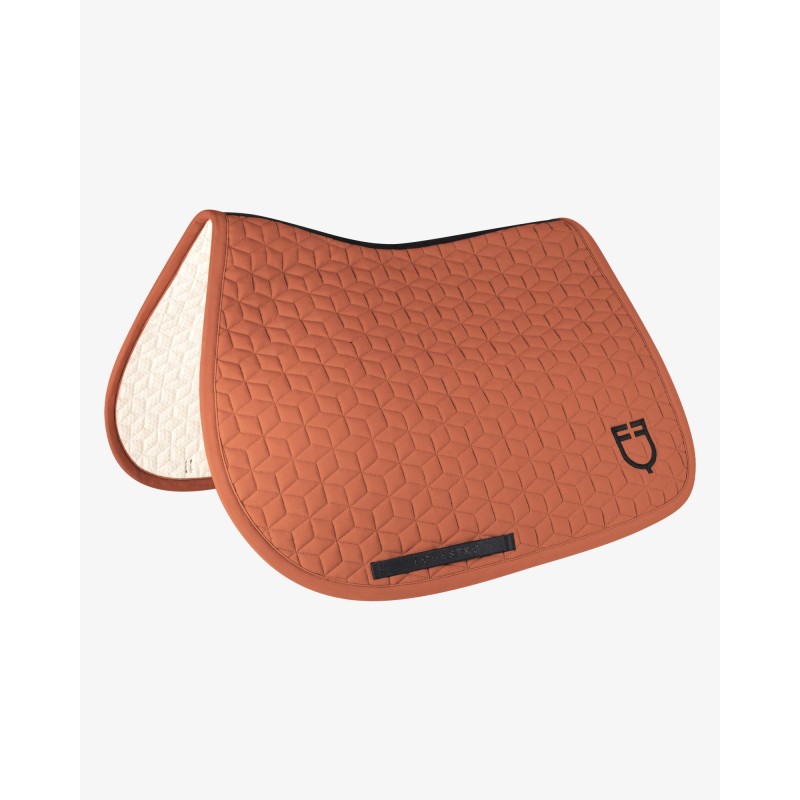 Tapis de selle saut Equestro matelassé en cube Séquoia Tapis de selle saut Equestro matelassé en cube Séquoia