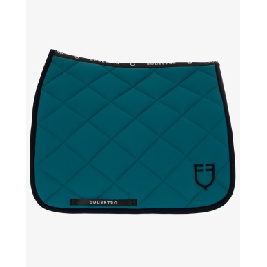 Tapis de selle de dressage Equestro en tissu technique Petrol