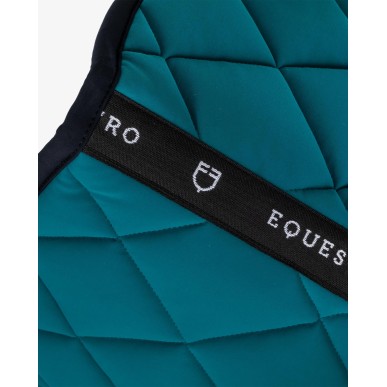Tapis de selle de dressage Equestro en tissu technique Petrol