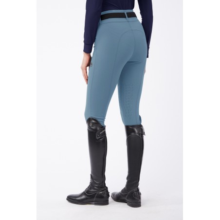 Pantalon Vestrum Molveno avec grip au genou bleu rivière