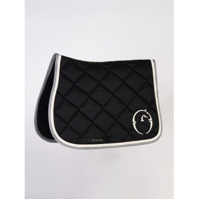 Vestrum tapis de selle Bonn pour saut d'obstacle noir