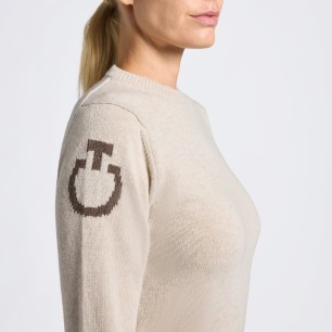 Cavalleria Toscana pull à col rond en laine pour femme