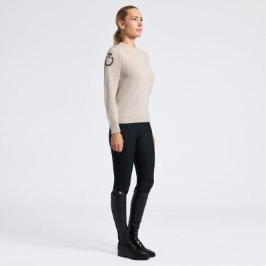 Cavalleria Toscana pull à col rond en laine pour femme