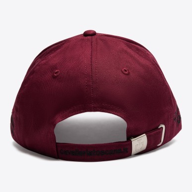 Casquette Cavalleria Toscana Bordeaux/Noir