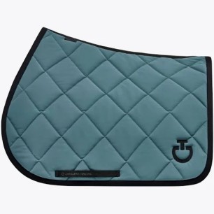 Tapis Cavalleria Toscana CSO vert foret - diamond quilted jersey jumping