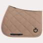 Tapis Cavalleria Toscana CSO diamond quilted jersey jumping noisette Tapis Cavalleria Toscana CSO diamond quilted jersey jumping noisette