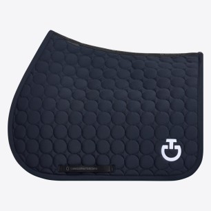 Tapis Cavalleria Toscana CSO marine - circle quilted jersey jumping