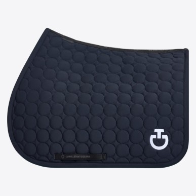 Tapis Cavalleria Toscana  CSO marine - circle quilted jersey jumping