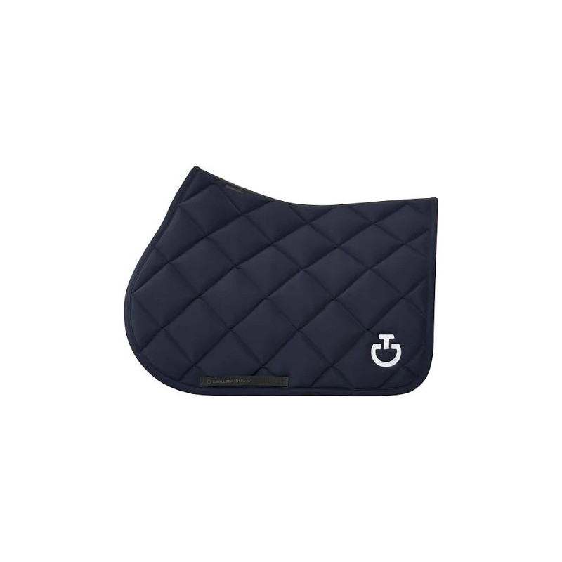 Tapis Cavalleria Toscana CSO diamond quilted jersey jumping marine Tapis Cavalleria Toscana CSO diamond quilted jersey jumping marine