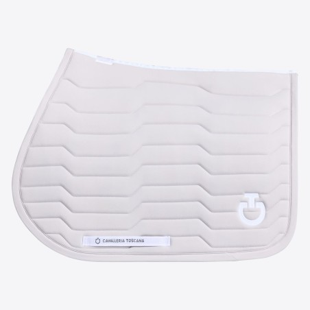Tapis Cavalleria Toscana CSO gris clair - performance quilted jersey jumping