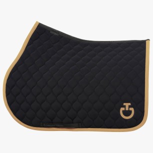 Tapis Cavalleria Toscana CSO noir moca - circular quilted jersey jumping