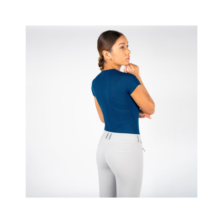 T-shirt technique Samshield Luana - bleu océan