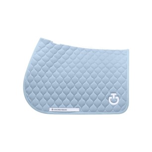 Tapis Cavalleria Toscana CSO bleu ciel - circular quilted jersey jumping