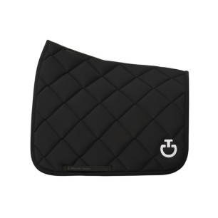Tapis Cavalleria Toscana Dressage noir - diamond quilted jersey
