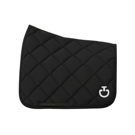 Tapis Cavalleria Toscana Dressage noir - diamond quilted jersey