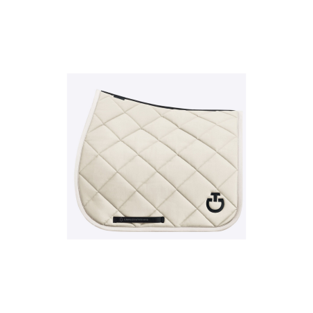 Tapis Cavalleria Toscana dressage diamond quilted jersey crème