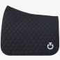 Tapis Cavalleria Toscana dressage circle quilted jersey marine Tapis Cavalleria Toscana dressage circle quilted jersey marine