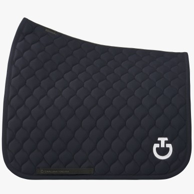 Tapis Cavalleria Toscana Dressage marine  - circular quilted jersey