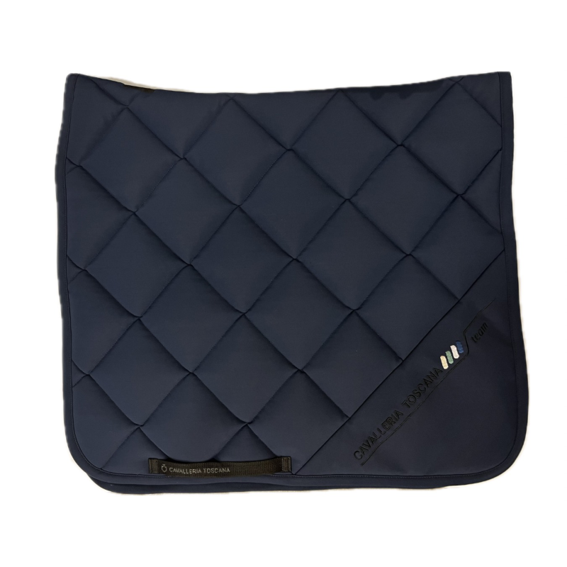 Tapis Cavalleria Toscana dressage dash quilted jersey marine Tapis Cavalleria Toscana dressage dash quilted jersey marine