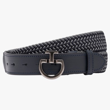 Ceinture élastique pour femme Cavalleria Toscana Navy/gris clair