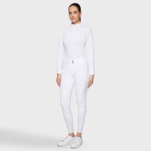 Pantalon Samshield Omega Knee Grip - blanc