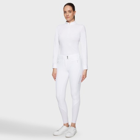 Pantalon Samshield Omega Knee Grip - blanc