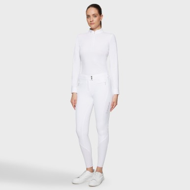 Pantalon Samshield Omega Knee Grip - blanc