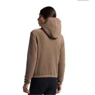 Pull Cavalleria Toscana polaire fleece Zip noisette