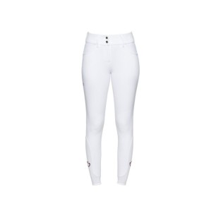 pantalon concours femme cavalleria toscana blanc taille haute american