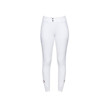 pantalon concours femme cavalleria toscana blanc taille haute american