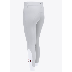 Pantalon femme Cavalleria Toscana gris taille haute american