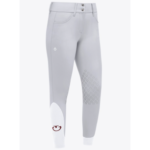 Pantalon femme cavalleria toscana gris taille haute american