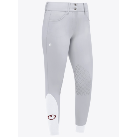 Pantalon femme cavalleria toscana gris taille haute american