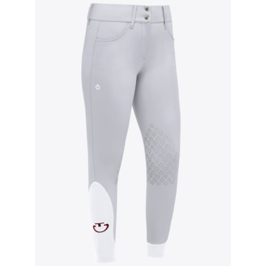 Pantalon femme cavalleria toscana gris taille haute american