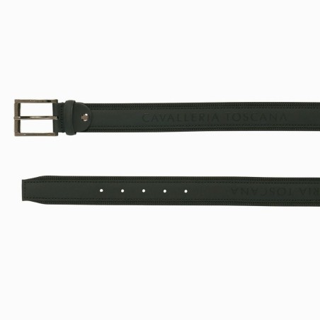 Ceinture en cuir pour homme Cavalleria Toscana noire