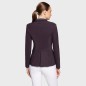 Veste de concours Samshield Victorine Flower Crystal Regular - Aubergine Veste de concours Samshield Victorine Flower Crystal Regular - Aubergine