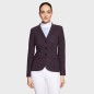Veste de concours Samshield Victorine Flower Crystal Regular - Aubergine Veste de concours Samshield Victorine Flower Crystal Regular - Aubergine