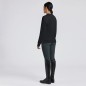 Pull en coton col rond Cavalleria Toscana noir Pull en coton col rond Cavalleria Toscana noir