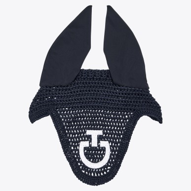 Bonnet Cheval en coton Cavalleria Toscana navy
