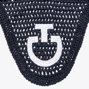 Bonnet Cheval en coton Cavalleria Toscana navy