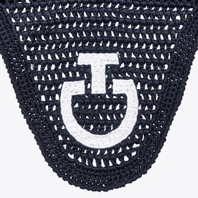 Bonnet Cheval en coton Cavalleria Toscana navy