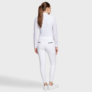 Pantalon Samshield Adèle Boréal knee grip - Blanc