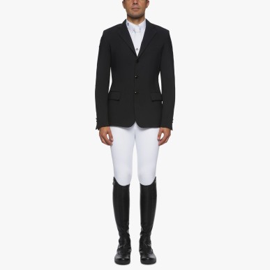 Veste de concours pour homme Cavalleria Toscana noire riding jacket